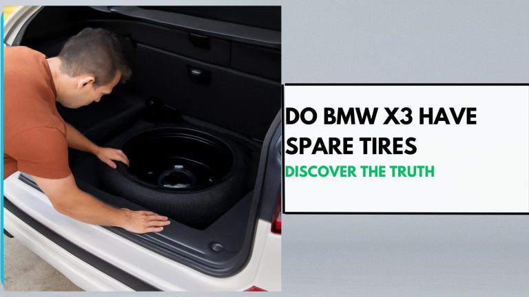 Do BMW X3 Have Spare Tires