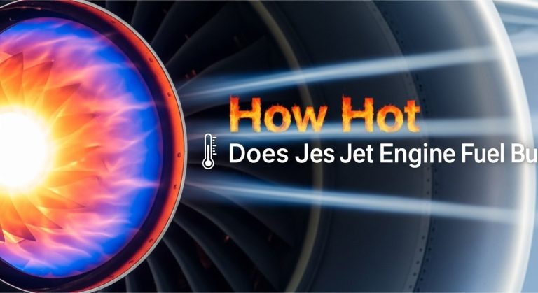 How Hot Does Jet Engine Fuel Burn