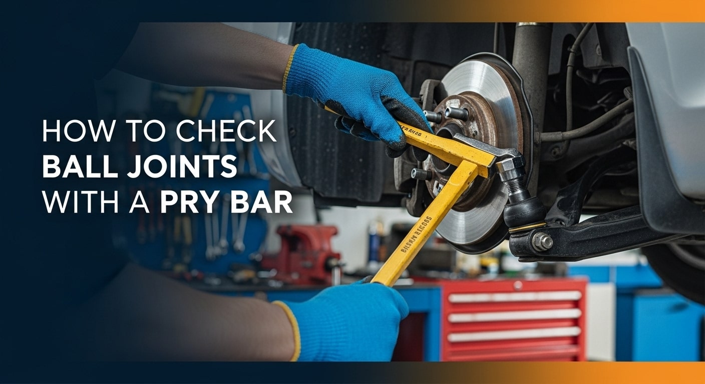 How to Check Ball Joints With Pry Bar