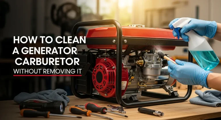 How to Clean a Generator Carburetor Without Removing It