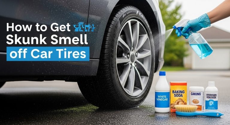 How to Get Skunk Smell off Car Tires