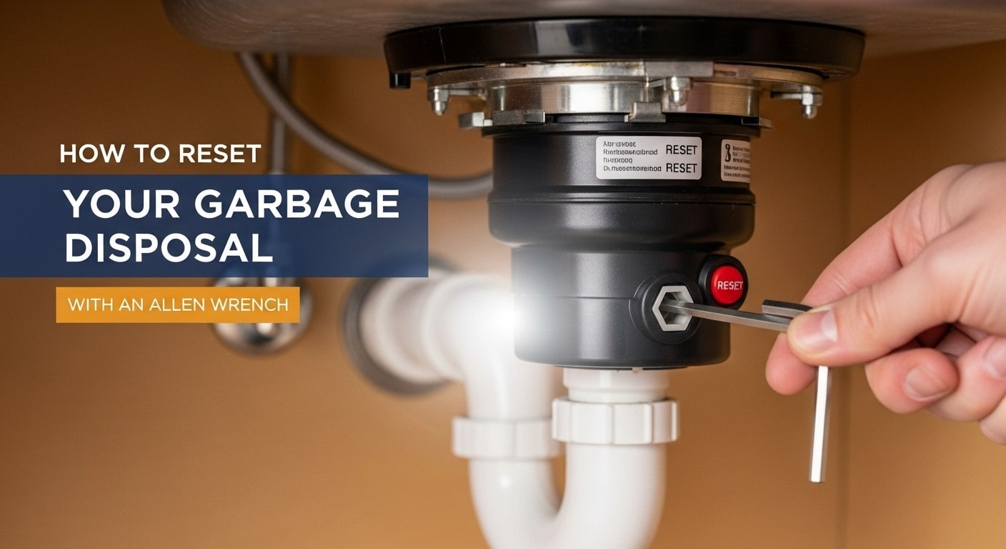 How to Reset Garbage Disposal With Allen Wrench