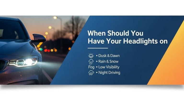 When Should You Have Your Headlights on