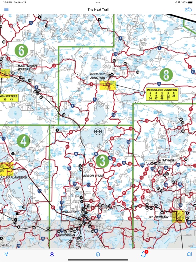 Are Vilas County Snowmobile Trails Open