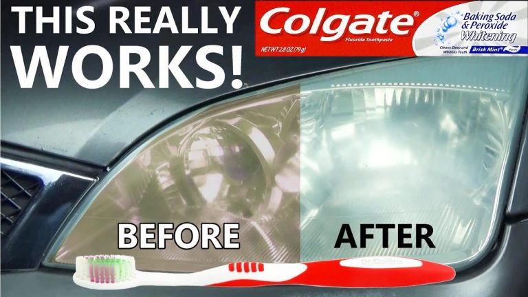 How to Clean My Headlights With Toothpaste