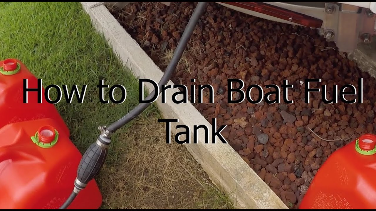How to Drain Underfloor Fuel Tank