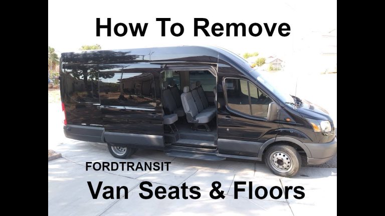 How to Remove 2013 Ford Connect Passenger Seat