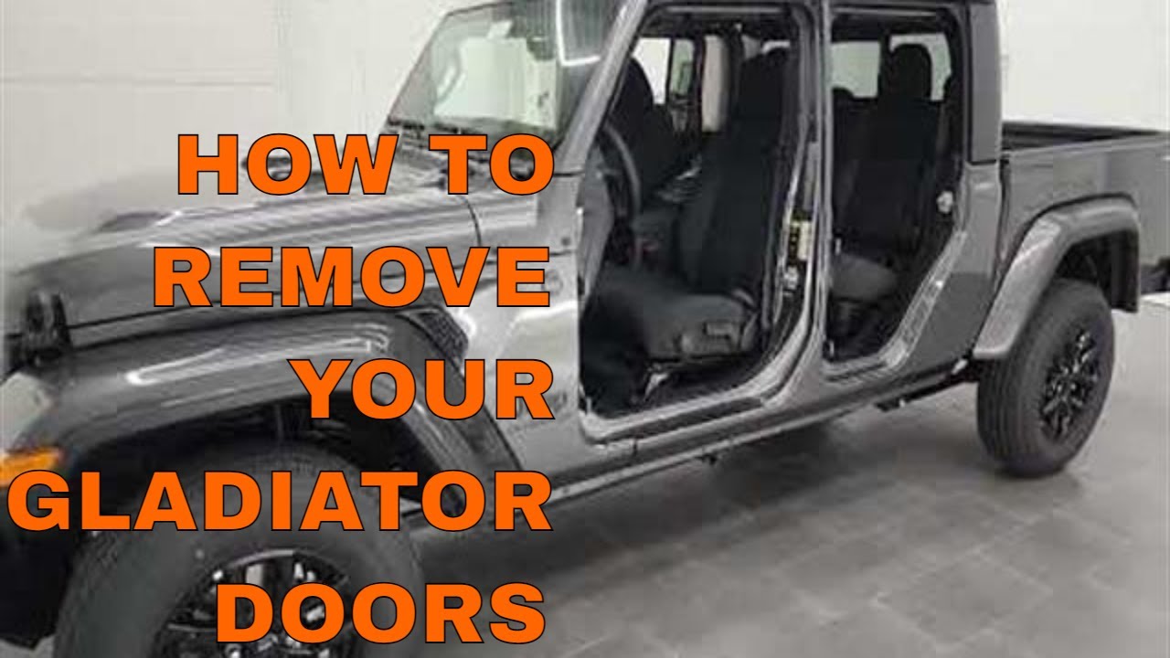 How to Remove Jeep Gladiator Doors