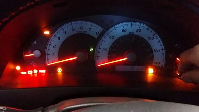 How to Reset 2011 Toyota Camry Maintenance Light