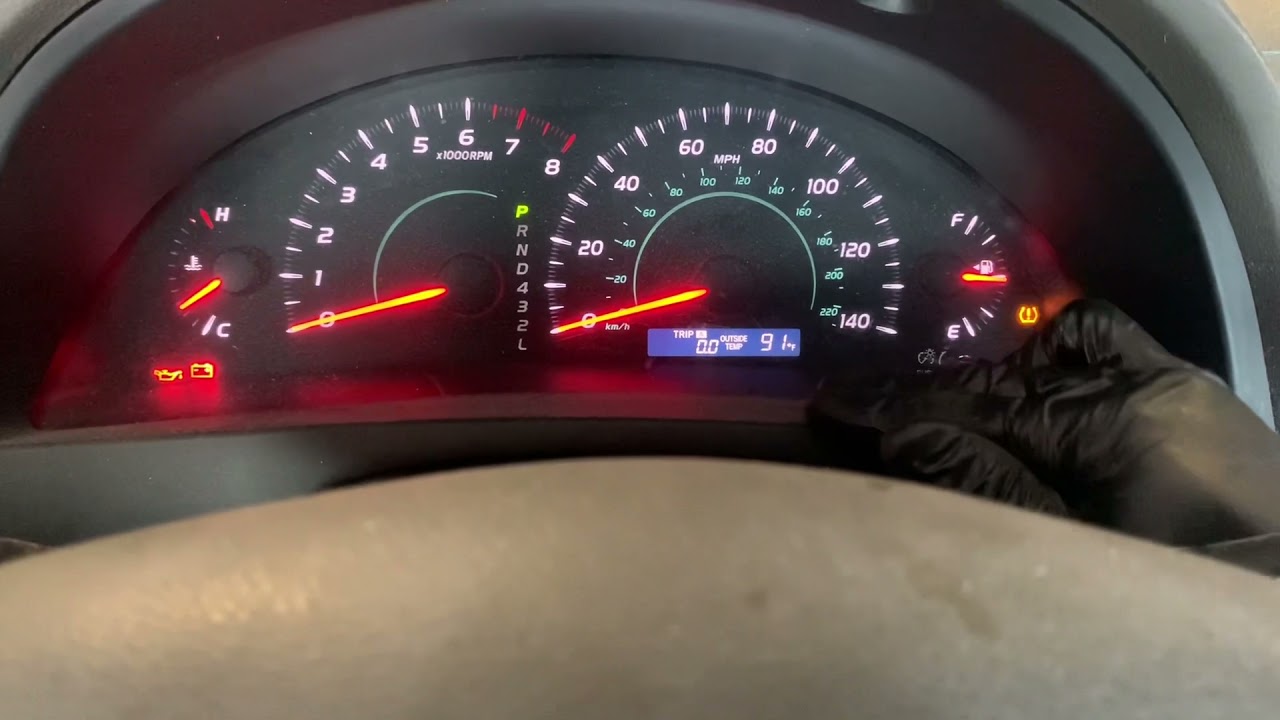 How to Reset Maintenance Light on 2009 Toyota Camry