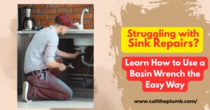 How to Use a Basin Wrench