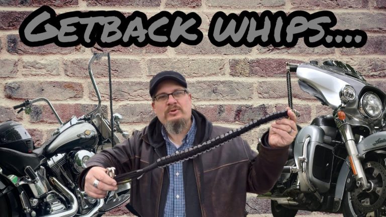 What is a Get Back Whip for a Motorcycle