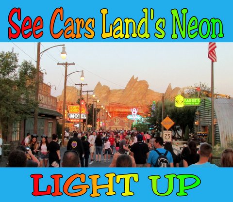 What Time Does Cars Land Light Up