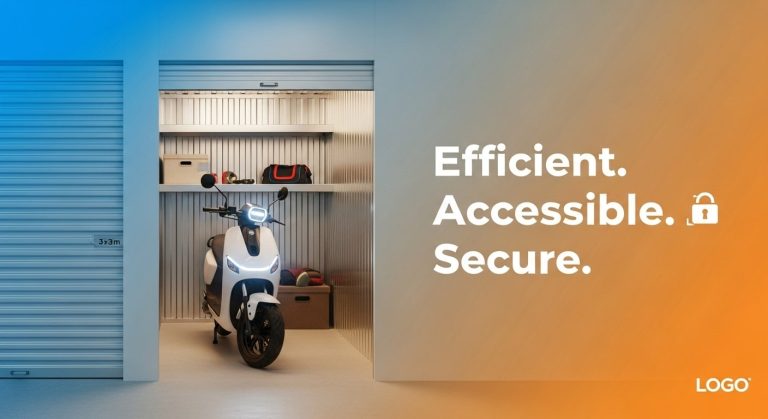 Can a E Scooter in a 3X3 Storage Unit