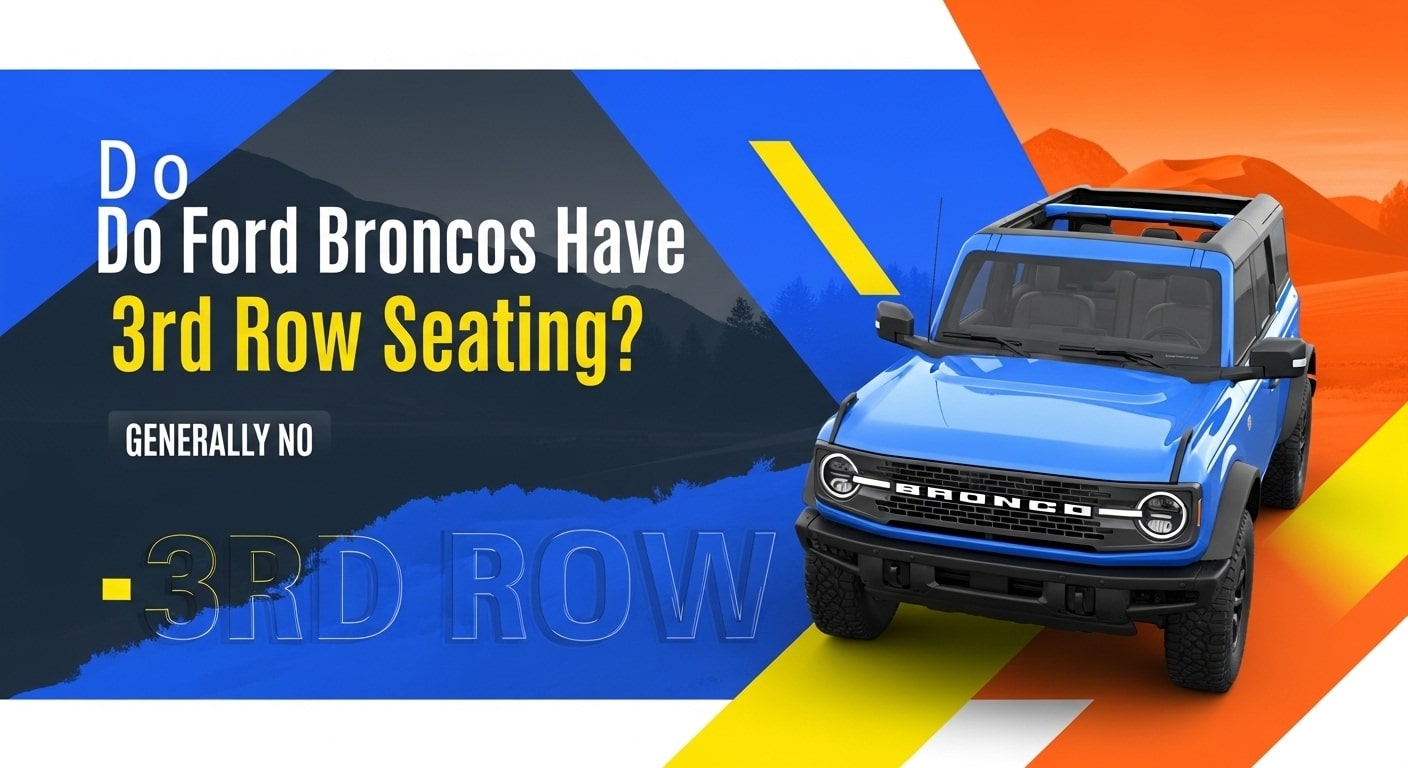Do Ford Broncos Have 3Rd Row Seating