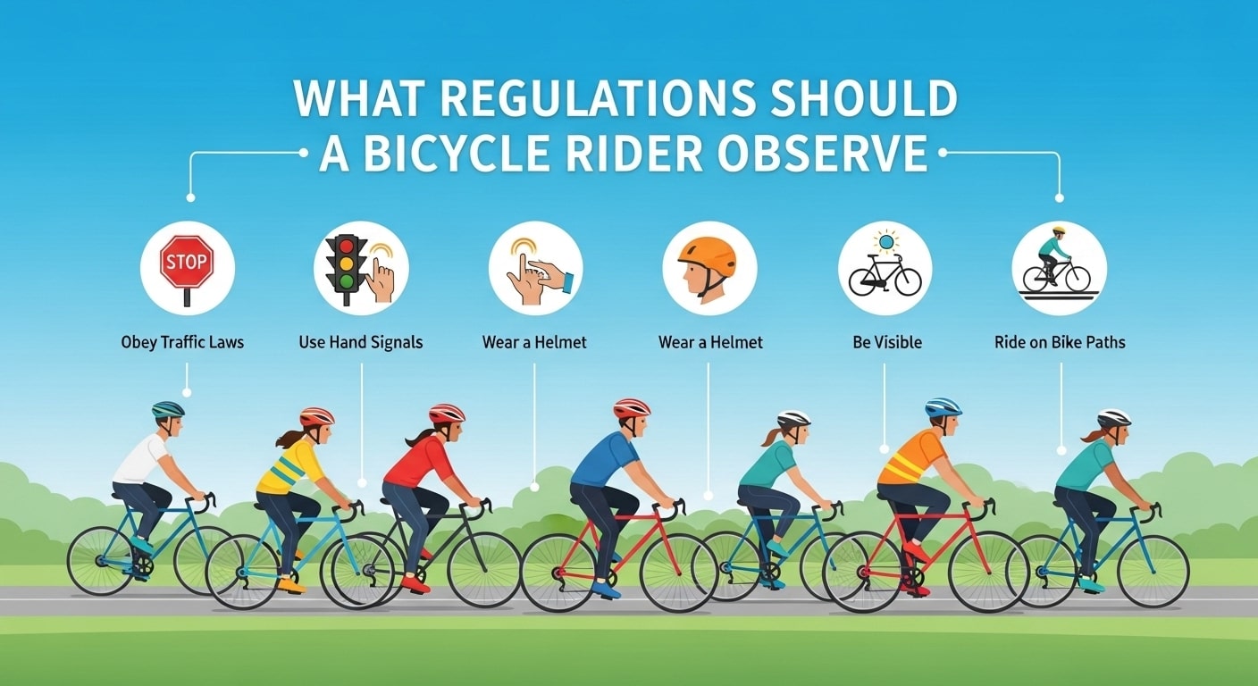 What Regulations Should a Bicycle Rider Observe