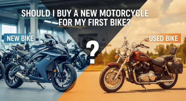 Should I Buy a New Motorcycle for My First Bike