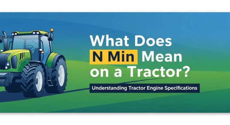 What Does N Min Mean on a Tractor